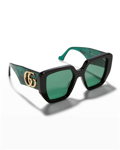 gucci oversized flip up sunglasses|gucci oversize rectangular sunglasses.